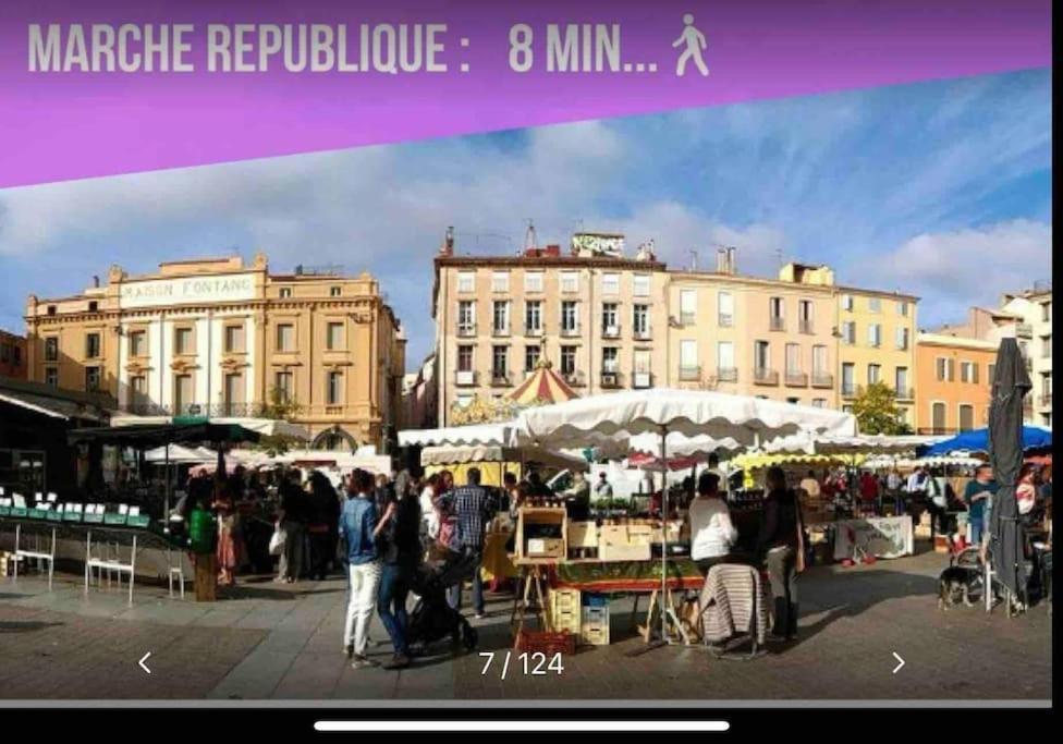 En Plein Coeur De Perpignan Le Charmant Zewnętrze zdjęcie